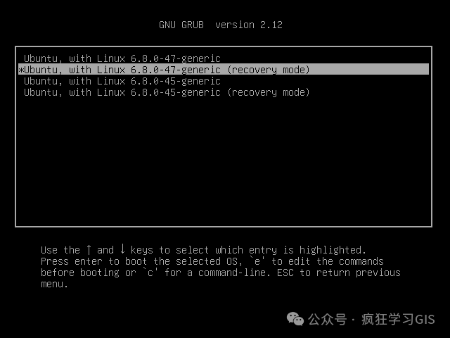 忘记Ubuntu系统用户密码的解决方法